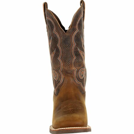 Durango Lady Rebel Pro  Women's Cognac Ventilated Western Boot, DISTRESSED COGNAC, M, Size 10 DRD0376
